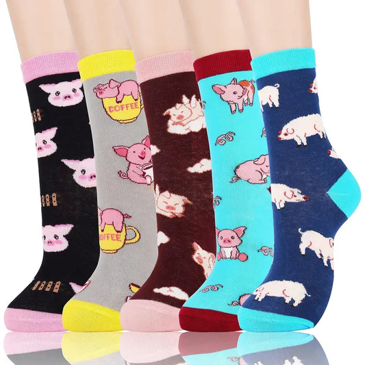 Fun Pigs Family Set Socks